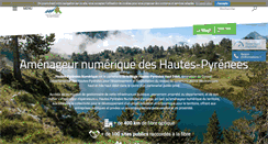 Desktop Screenshot of hautes-pyrenees-numerique.fr