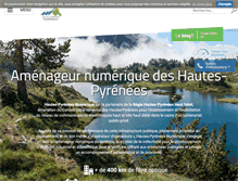 Tablet Screenshot of hautes-pyrenees-numerique.fr